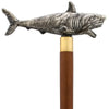Comoys Tiger Shark Handle Cane w/ Custom Shaft & Collar