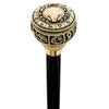 Comoys Astrological Cancer Walking Cane with Black Beechwood Shaft