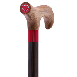 Custom-Engraved Wooden Cane: Choose Color & Personalize