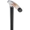 Fayet Two Tone Blonde Horn Fritz Walking Cane With Ebony Wood Shaft