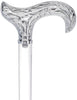 Crystal Elegance Derby Cane with Invisible Acrylic Shaft Options