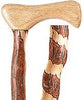 HandCrafted Sticks Scored Raw Sassafras Derby Walking Cane