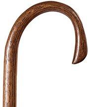 HandCrafted Sticks Turned Red Oak Tourist Handle Cane