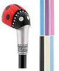 Lady Bug Lola Signature - 6 Shaft Ultimate Kit - Carbon Fiber Walking Cane with All 8 Shafts