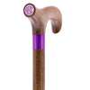 Custom-Engraved Wooden Cane: Choose Color & Personalize