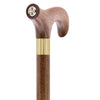 Custom-Engraved Wooden Cane: Choose Color & Personalize