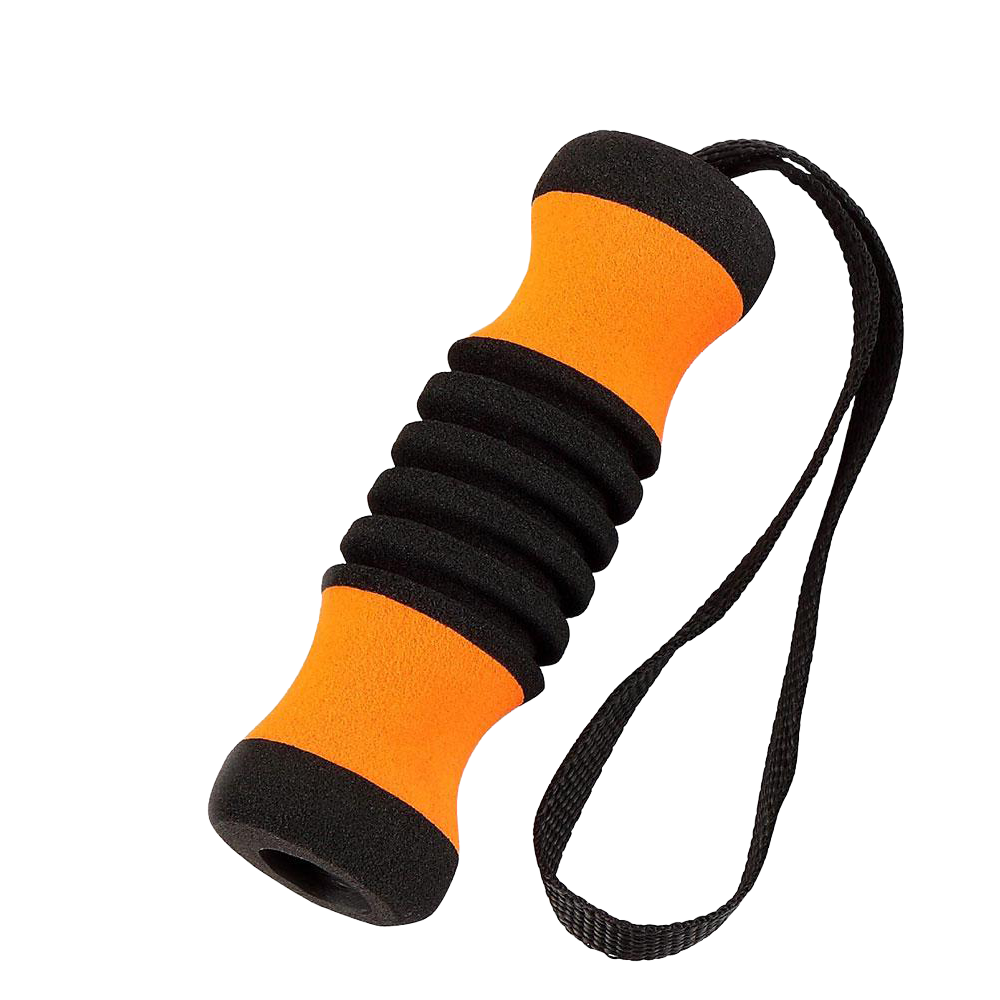 Orange Adjustable Offset Walking Cane w/ Color matching Grip