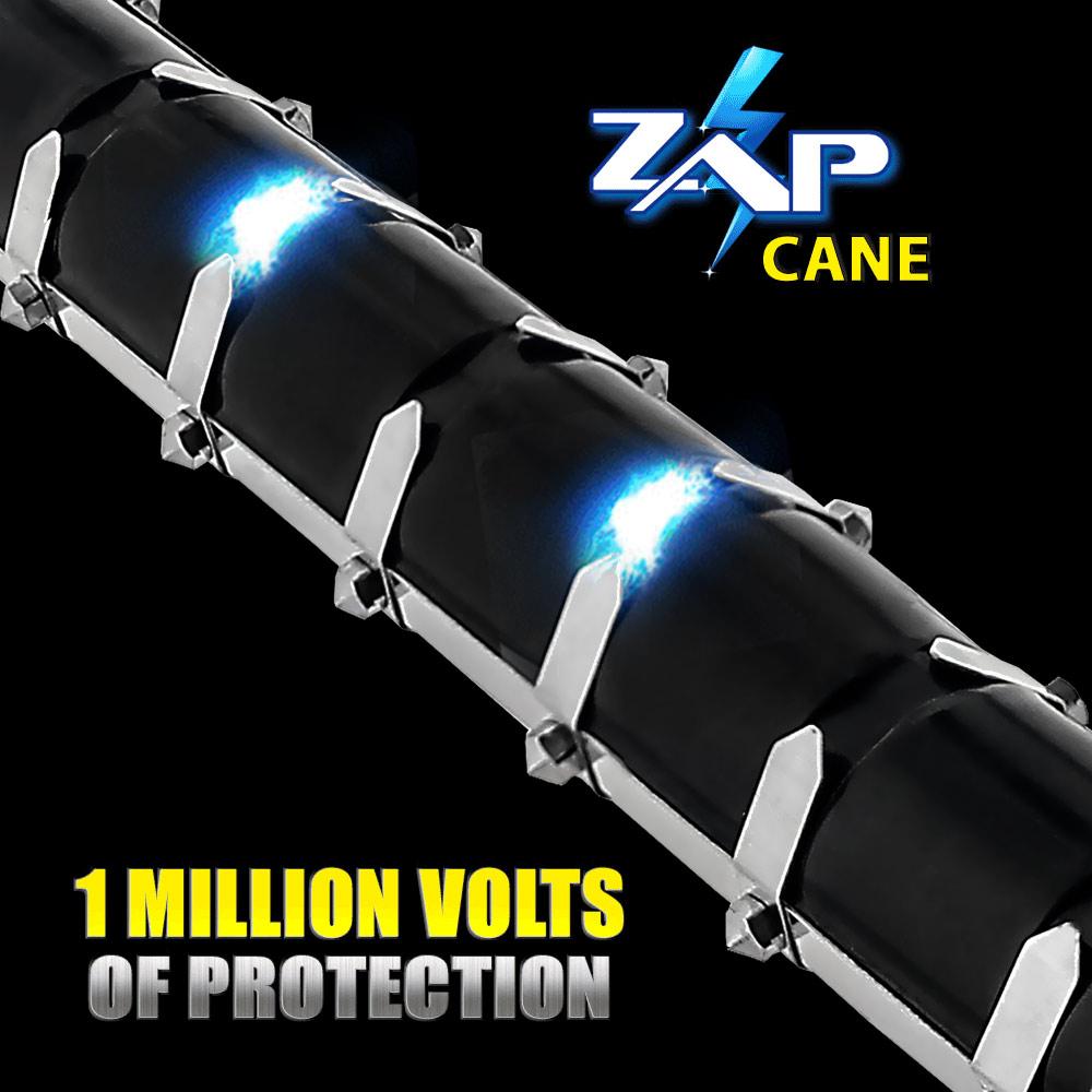 Zap Cane - Stun Gun Rechargeable Cane with LED Flashlight