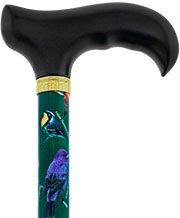 Royal Canes American Songbird Adjustable Derby Walking Cane with Engraved Collar