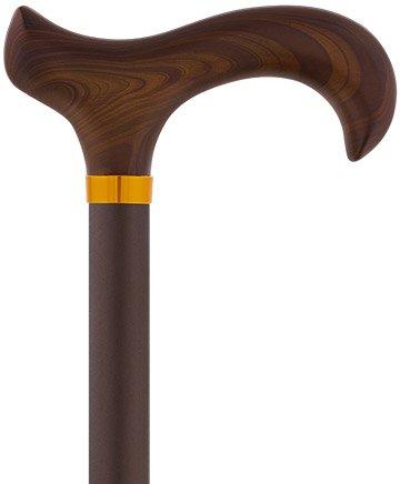 Royal Canes Brown Designer Adjustable Derby Walking Cane