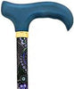 Royal Canes Purple Majesty Adjustable Derby Walking Cane with Engraved Collar