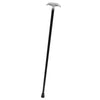 Royal Canes Chrome Plated Double Eagle T-Handle Walking Cane With Black Beechwood Shaft