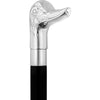 Royal Canes Chrome Plated Duck Handle Walking Cane w/ Custom Shaft and Collar