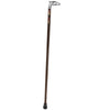 Royal Canes Colors Don't Run Chrome Plated Eagle Head Walking Cane With Inlaid Wenge Wood Shaft - Silver Collar