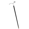 Royal Canes Silver 925r Duck Head Fritz Handle Walking Cane with Black Beechwood Shaft and Collar