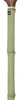 Royal Canes Walnut Stained Beechwood Derby Walking Cane With Green Bamboo Shaft and Silver Collar