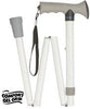 Royal Canes Folding Comfort Grip Cane White