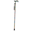 Royal Canes Mosaic Stained Window Folding Adjustable Derby Walking Cane