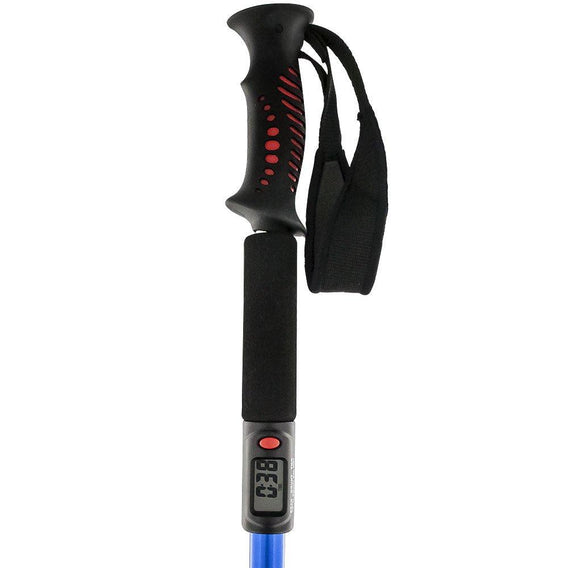 Royal Canes Blue Healthy Exercise Adjustable Walking Staff w/ Digital Display