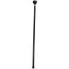 Royal Canes Christian Cross Birthday Symbol Knob Walking Stick w/ Black Beechwood Shaft & Pewter Collar