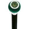 Royal Canes U.S. Army Green Round Knob Cane w/ Custom Wood Shaft & Collar