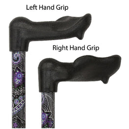 Royal Canes Purple Majesty Adjustable Palm Grip Walking Cane