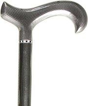 Royal Canes Black Triple Wound Derby Handle Carbon Fiber Walking Cane