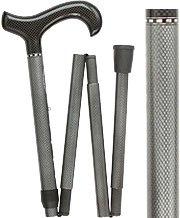 Royal Canes Mesh Carbon Silver Folding Adjustable Walking Cane