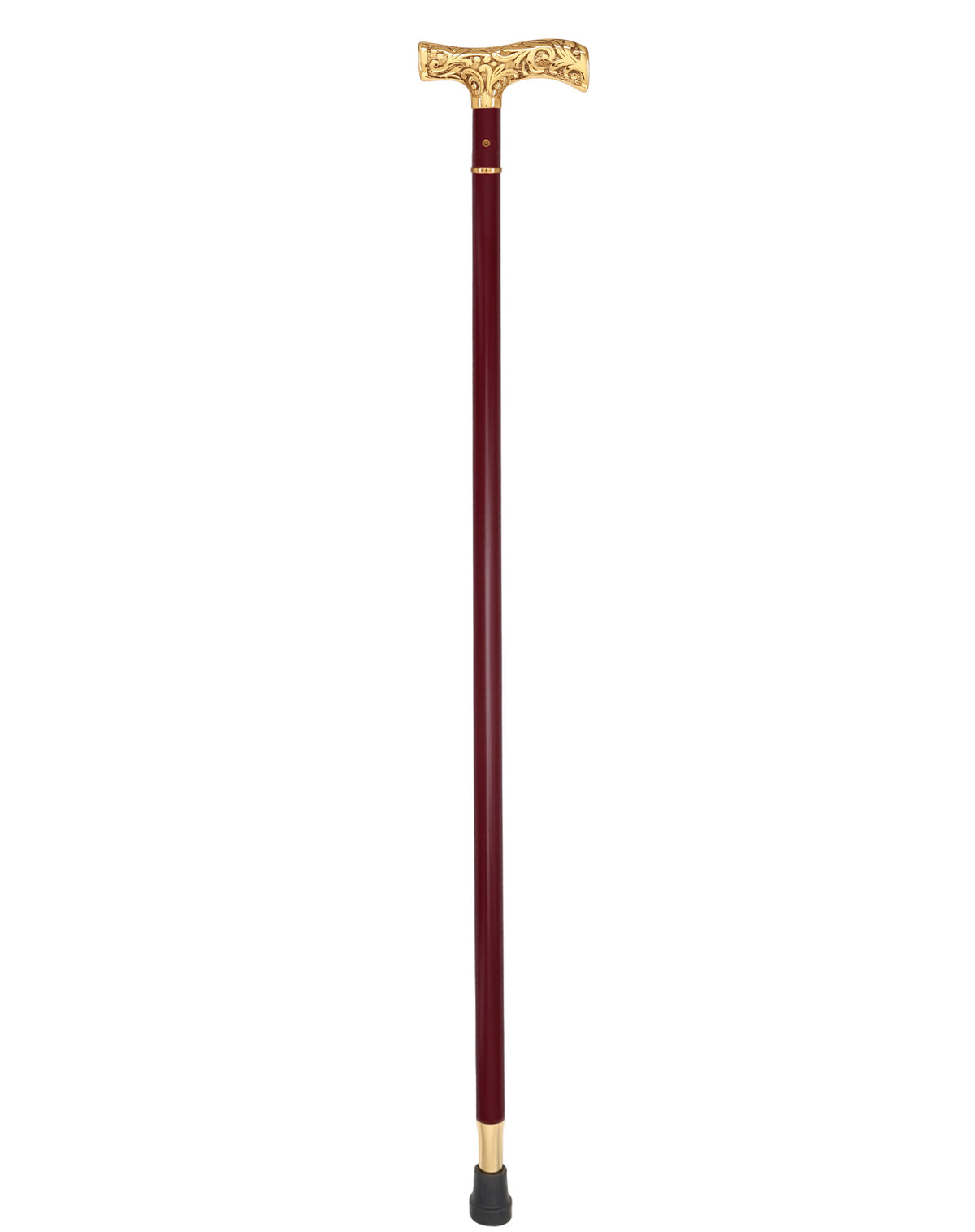 Custom RC Swords Brass T-Handle Sword Cane – Mahogany Metal Shaft, 29" Blade