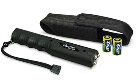 Zap Stun Device & Flashlight w/ Belt Clip