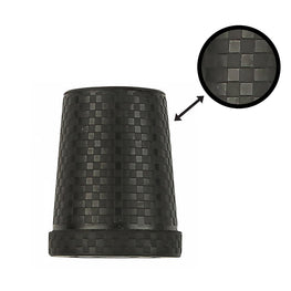 Carbon Pattern Tip: Non-Marking Rubber & Black Steel