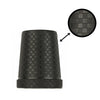 Carbon Pattern Tip: Non-Marking Rubber & Black Steel Size: 18mm (3/4")