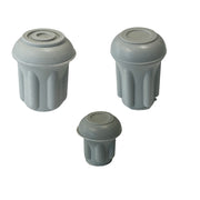 Sleek Extra Small Grey: Durable Standard Rubber Tip