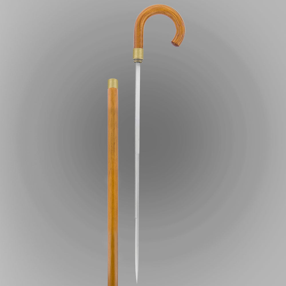 wooden cane sword