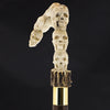 Skull Totem Bone Handle Walking Cane w/Custom Shaft and Collar