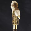 Warriors Eagle/Lion Intricate Carved Bone Handle Collector Cane w/Custom Shaft and Collar