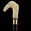 Natures Wildlife Pack Intricate Handcarved Bone Handle Collector Cane w/Custom Shaft and Collar