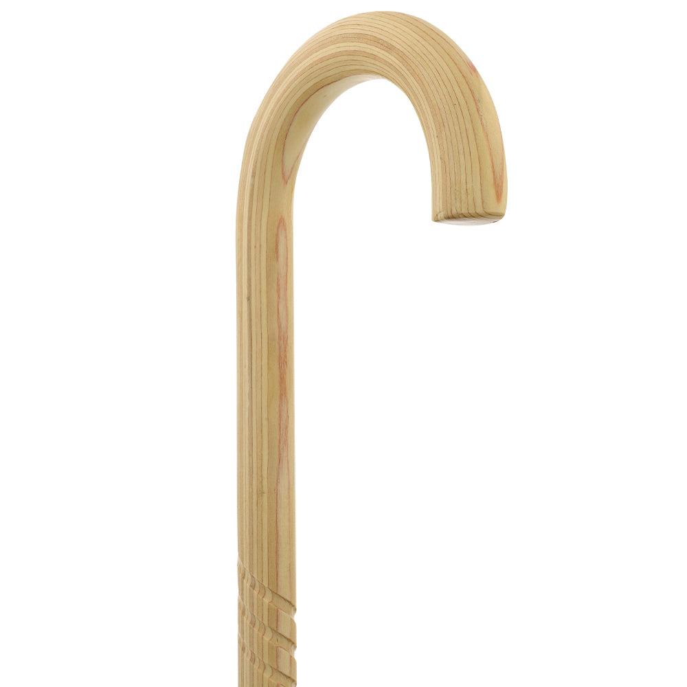 Natural Lightweight Wood Tourist Handle Walking Cane (Various Colors/Styles)