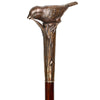 Sparrow Bird: Casted Bronze Artisan Intricate Walking Cane