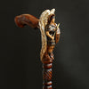 Archangel Michael White Wings: Intricate Handcarved Cane