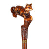 Fox Artisan Intricate Handcarved Cane