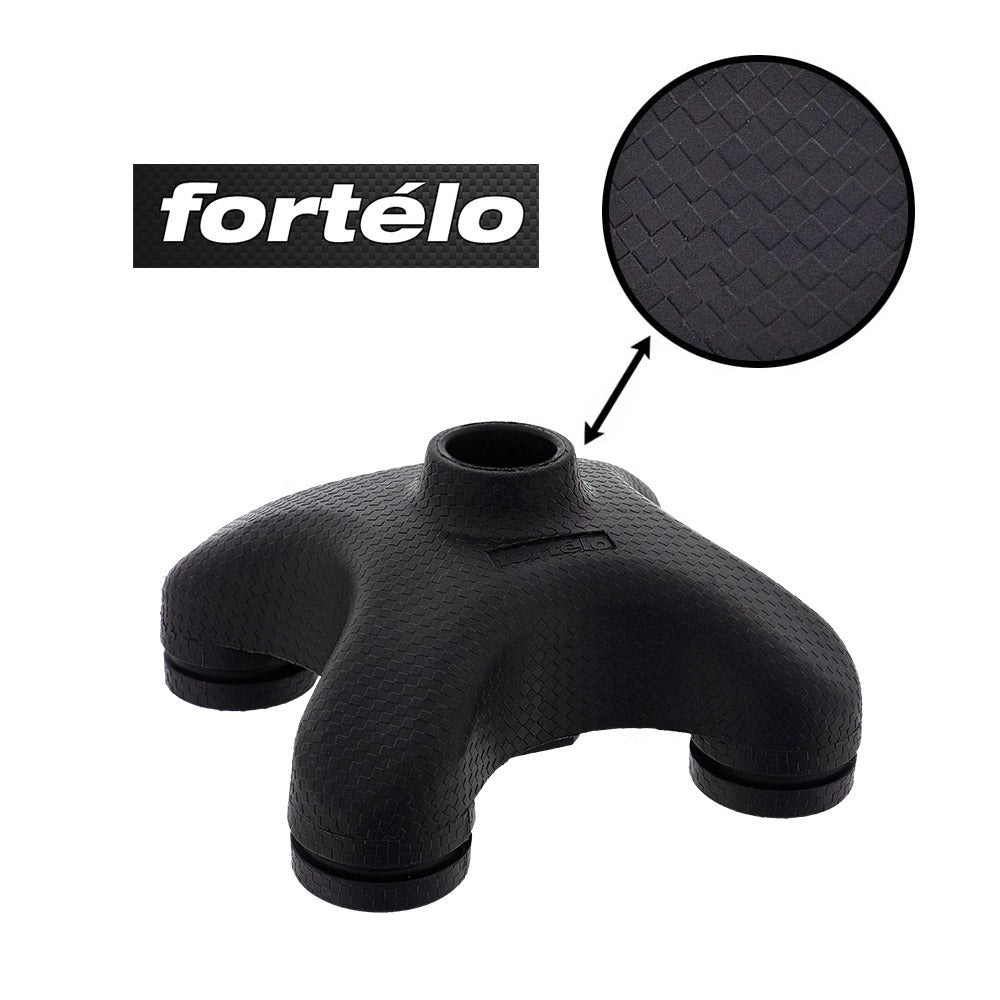 Dog Lovers' Offset Cane - Comfort Grip, Adjustable w/ SafeTbase