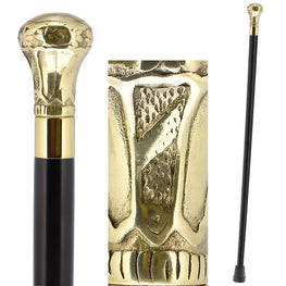Replica of Bat Masterson Brass Knob Handle Walking Cane