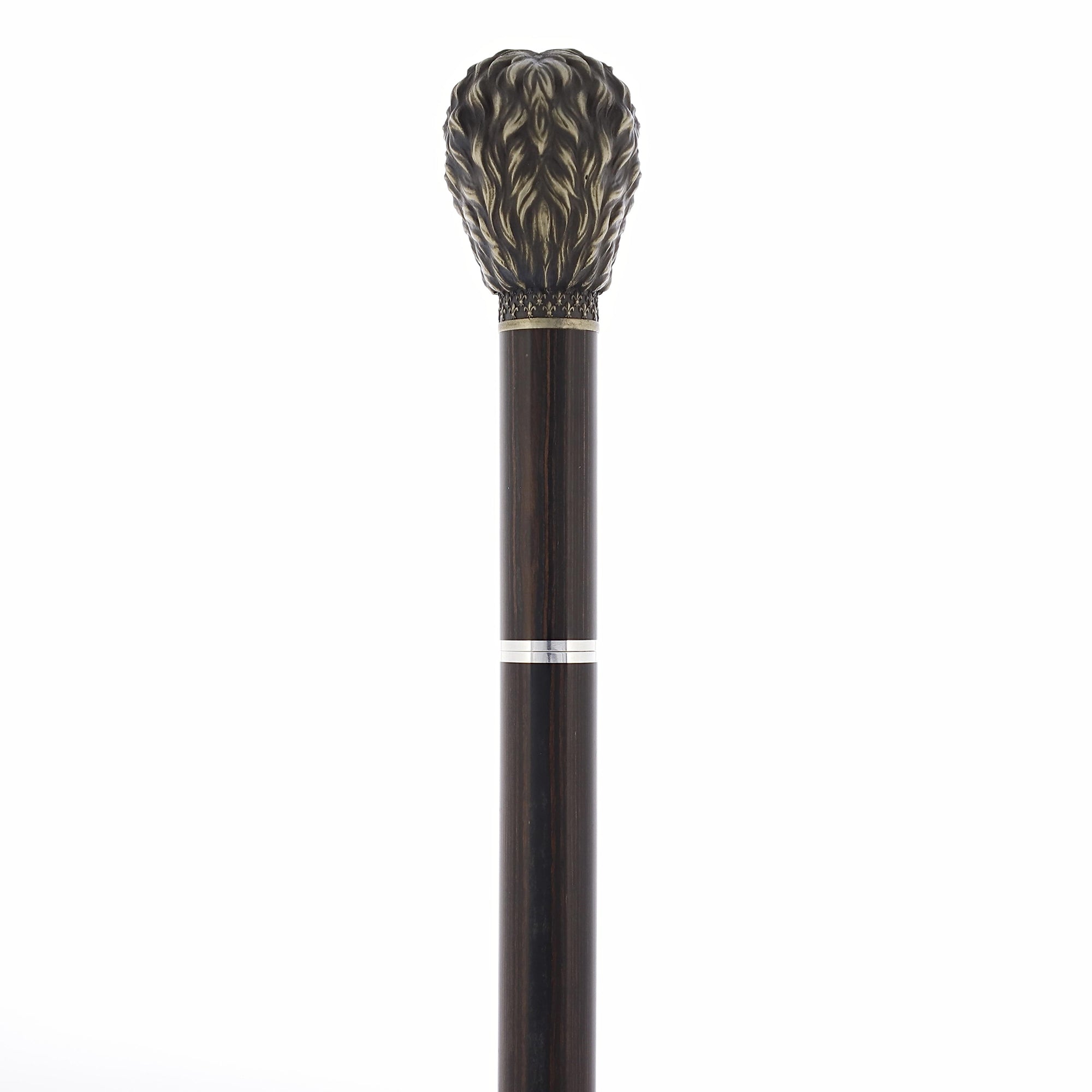 Luxury Silver Lion Head Sword-Gadget Stick - Stamina Wood