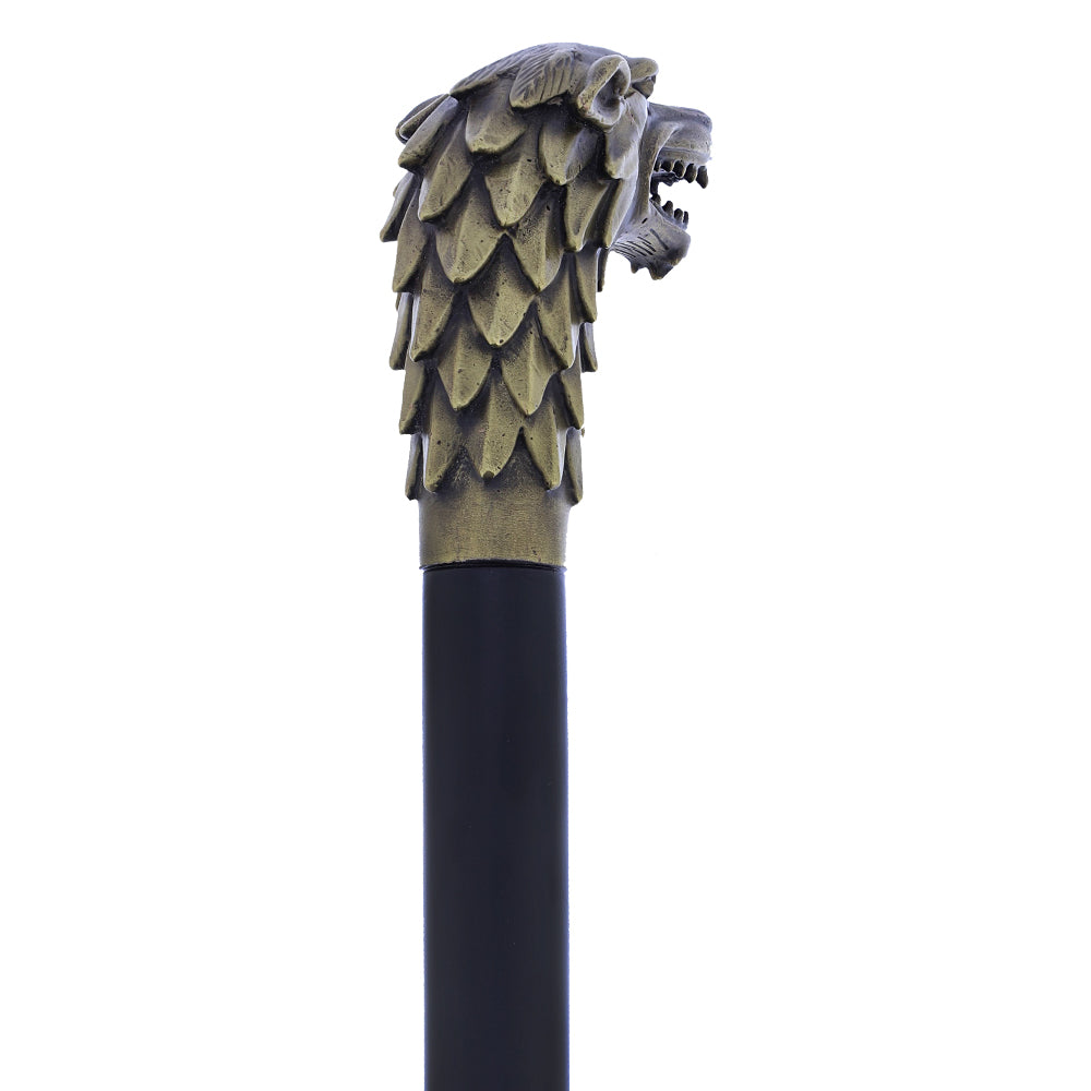 Wolf Brass Head Cane