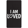 Custom Cane Engraving - Rectangle Black Anodized Aluminum - Valentine's Day Special