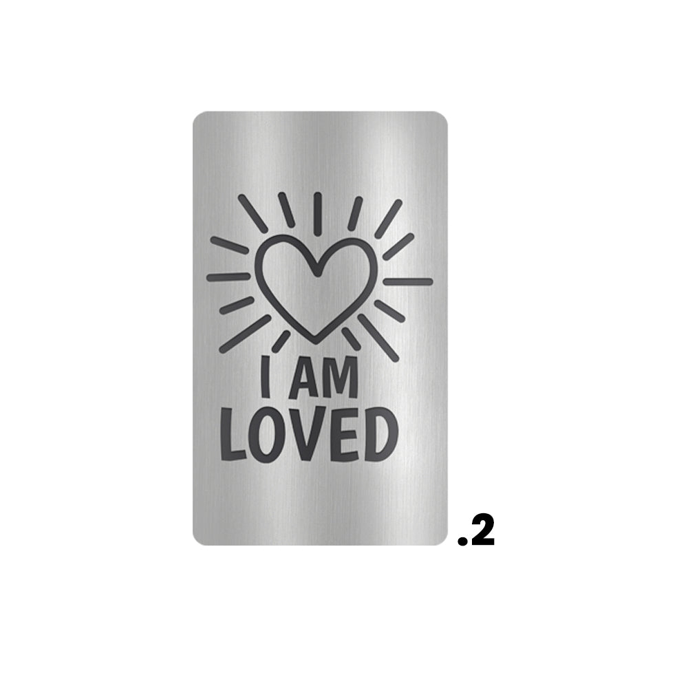 Custom Cane Engraving - Rectangle Stainless Steel