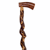 Natural Spiral Vine Twisted Wood Walking Cane - 37"