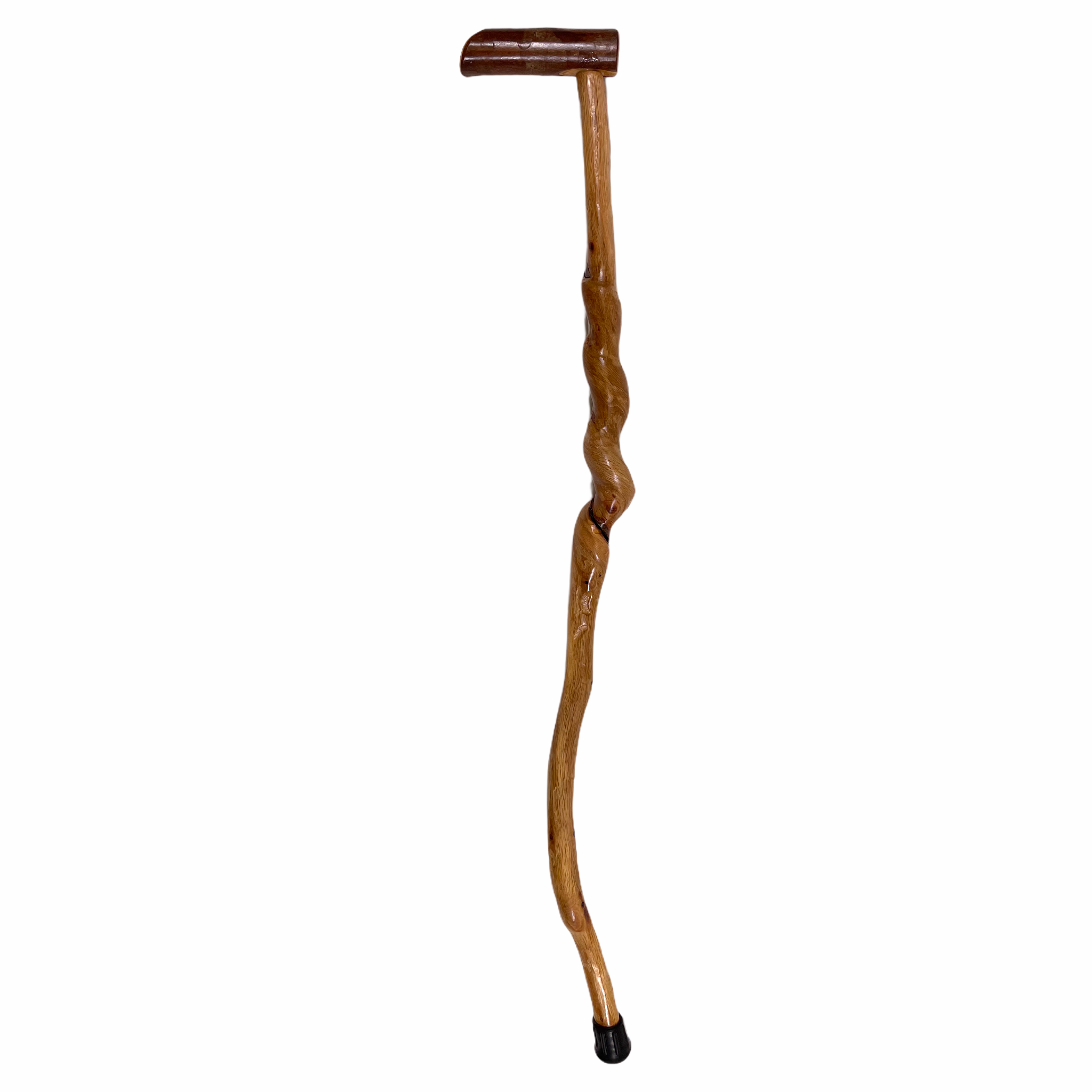 Natural Spiral Vine Twisted Wood Walking Cane - 35.5"