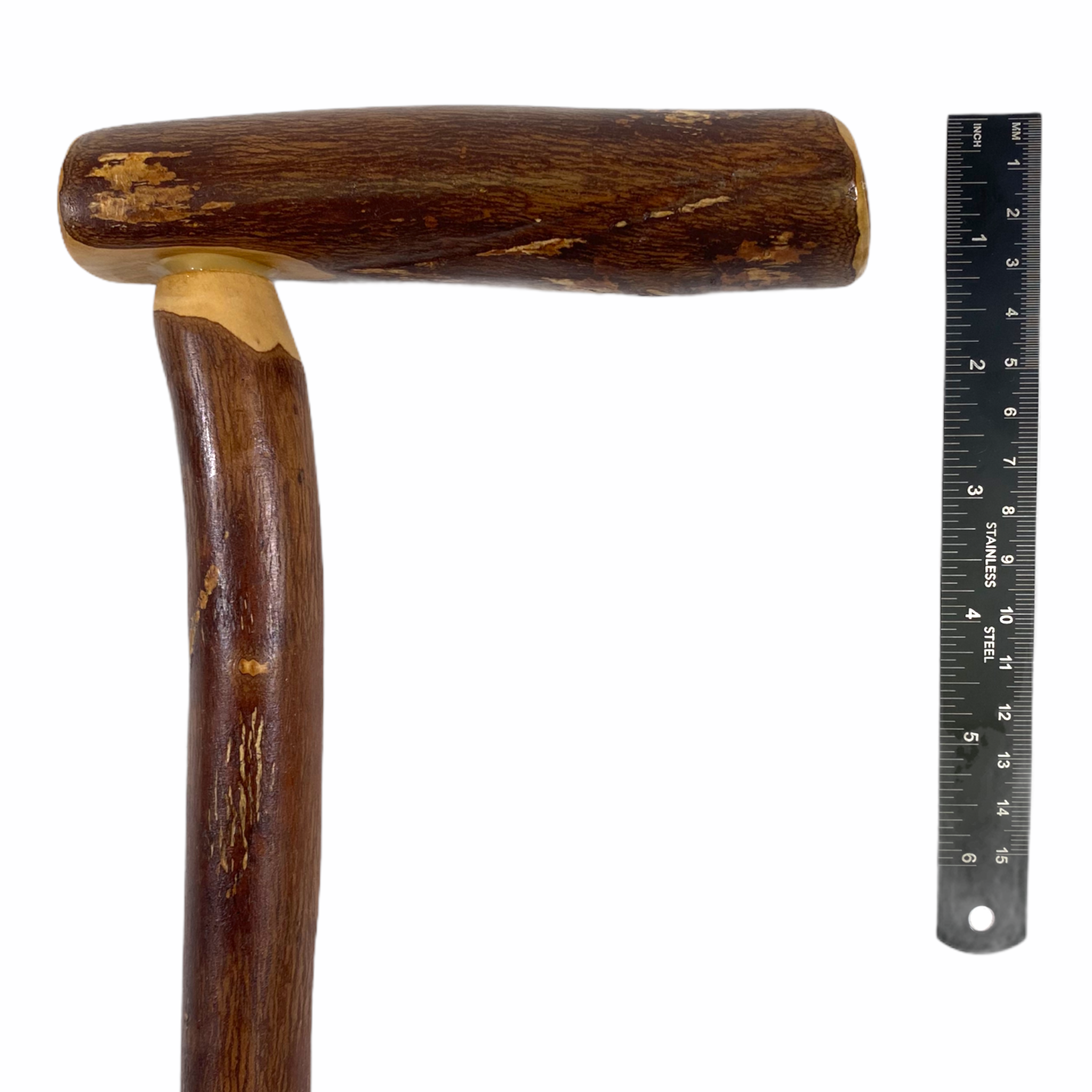 Natural Spiral Vine Twisted Wood Walking Cane - 35.5"